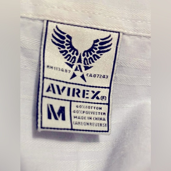 Avirex Light blue and Black Men's Shirt - Picture 3 of 3